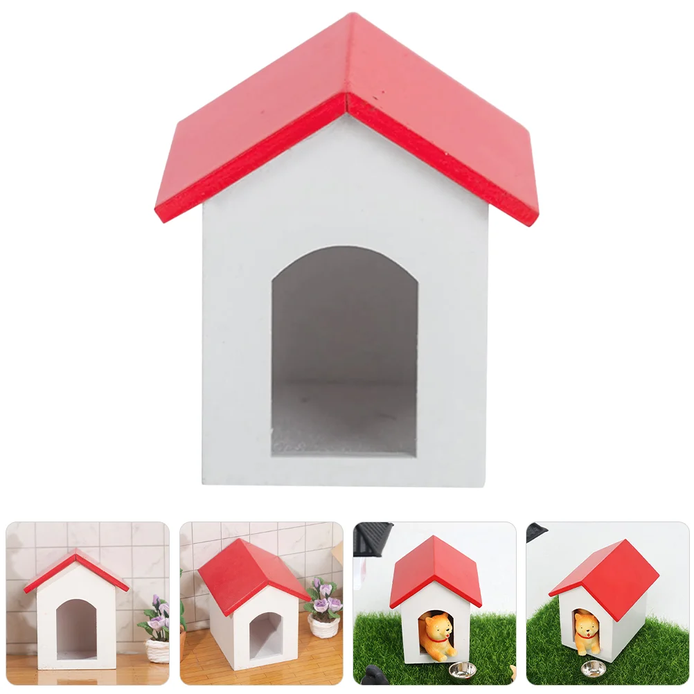 Миниатюрная модель питомника Деревянный декор Деревянная мебель для мини-дома Реквизит для мини-сцены