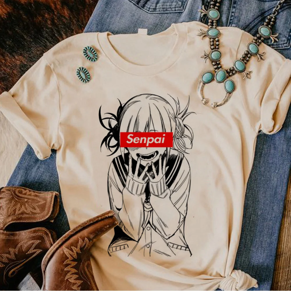Женская футболка Senpai, аниме-топ, манга, забавная одежда из аниме