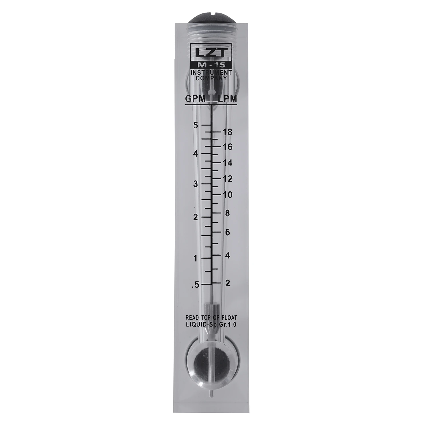 Расходомер типа крепления на панели для подачи воды 0,5-5 GPM 2-18 LPM