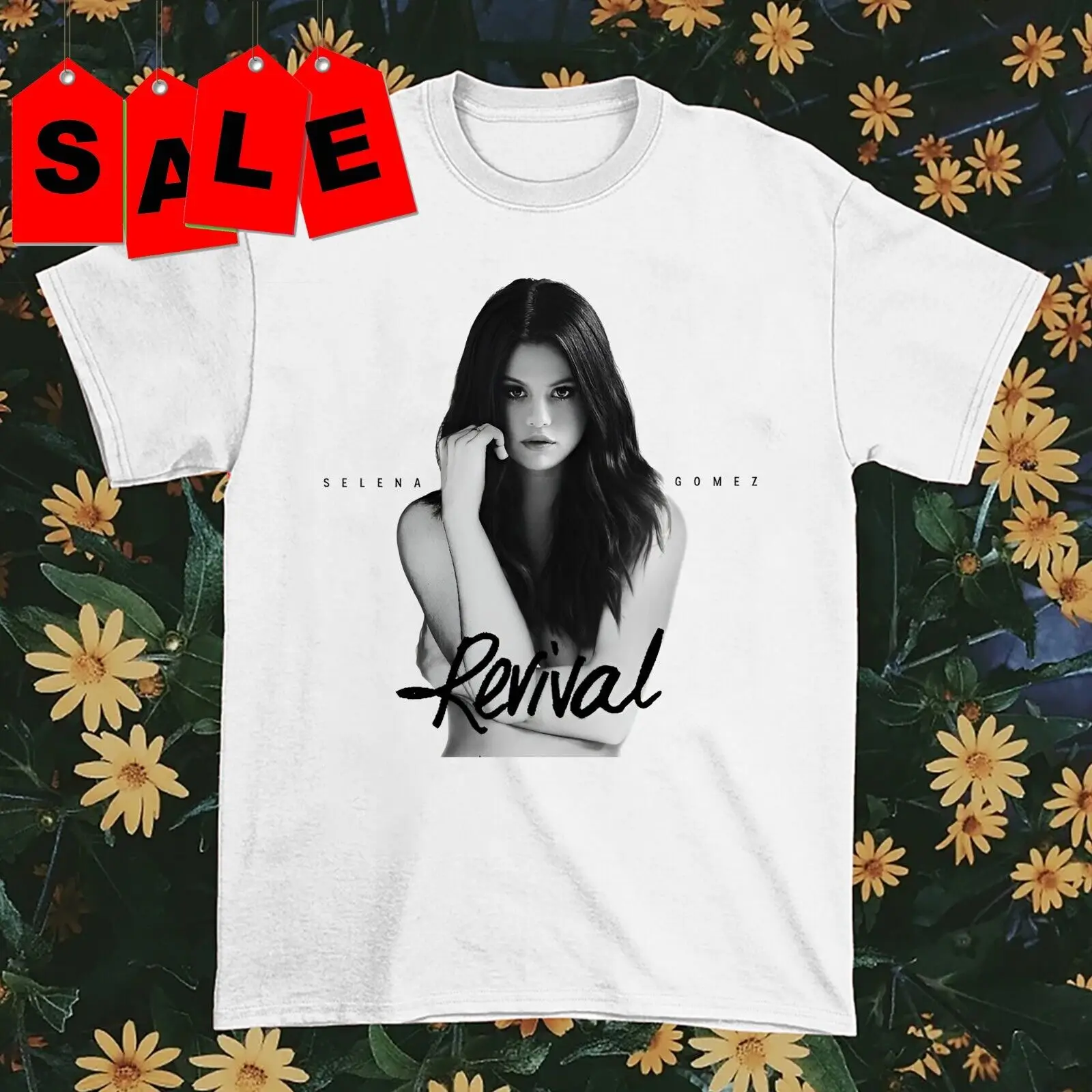 Горячая рубашка Selena Gomez S M L XL 5XL, новая редкая футболка унисекс S-235XL, 1D1970