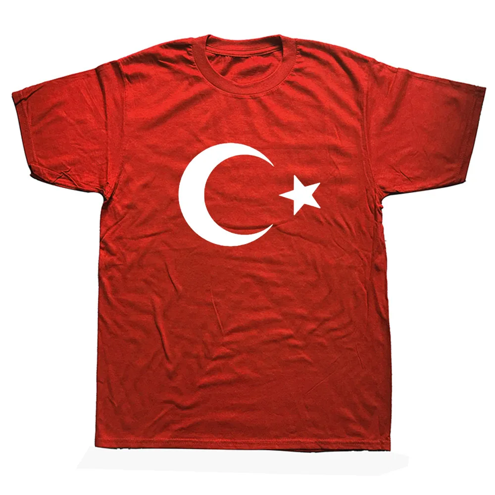 Новая футболка с Индейкой, мужская повседневная хлопковая летняя футболка с короткими рукавами и забавными турецкими флагами, мужская футболка