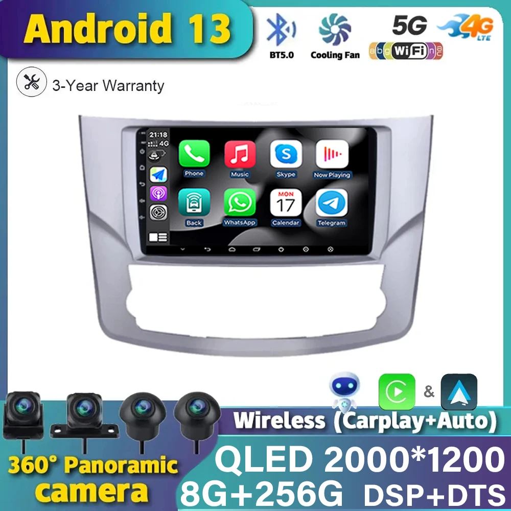 Android 13 Для Toyota Avalon GSX30 2010-2012 Автомобильный Радио Мультимедийный Видеоплеер Навигация Auto Carplay Wifi GPS Стерео