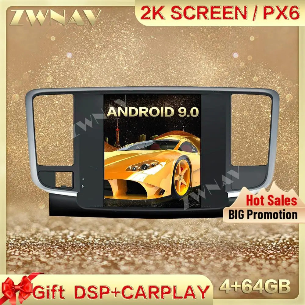 PX6 DSP Carplay Tesa-экран 4 + 64 ГБ Android 9,0 Автомобильный Мультимедийный плеер для Nissan Teana 2008-2012 GPS Радио Авто стерео головное устройство