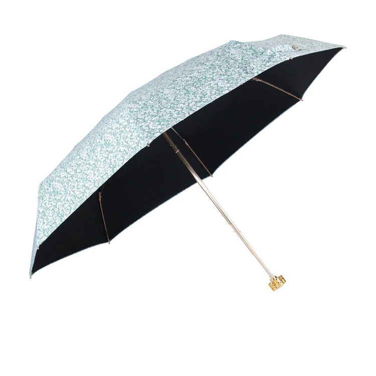 Зонт Su Xun светло-зеленый с 50% защитой от солнца и ультрафиолета, женский зонт от дождя или солнечного сияния.