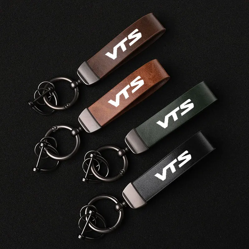 Модный кожаный брелок для ключей в бизнес-подарок, ремешок для ключей, Мужской Женский автомобильный брелок с логотипом на заказ для аксессуаров Citroen VTS