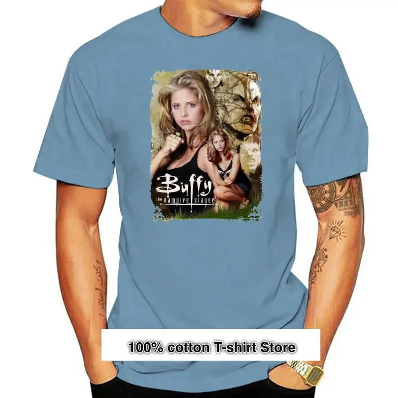 Buffy the Vampire Slayer-Camiseta blanca para hombre y mujer, todas las tallas, camiseta para hombre
