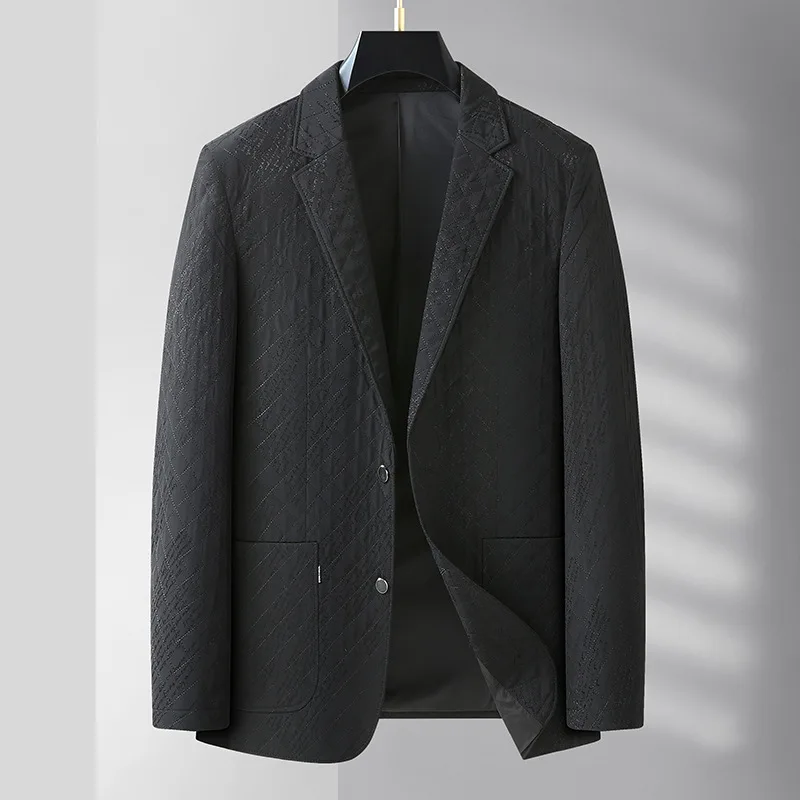 5862-2023 мужская одежда костюм мужской новый бизнес среднего папы -бесплатное горячее пальто