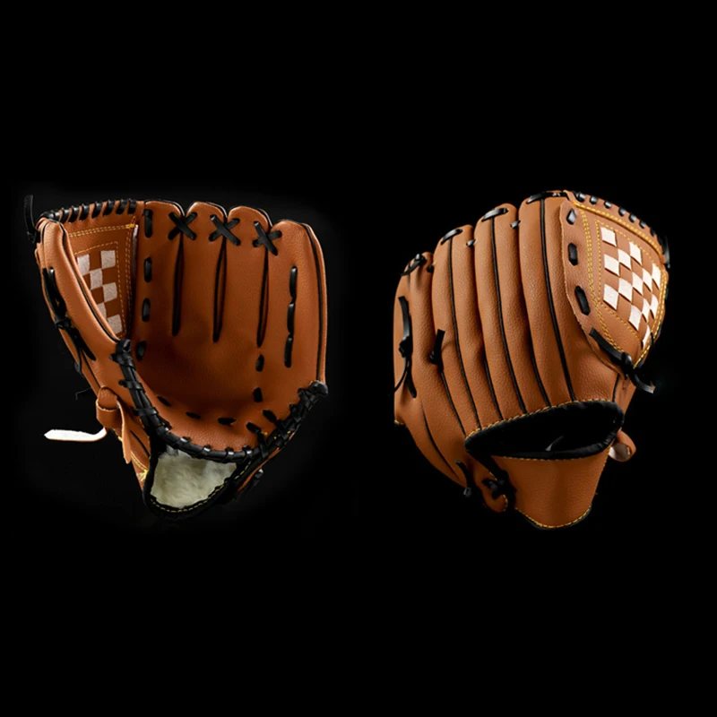 Бейсбольная перчатка для спорта на открытом воздухе, перчатки для отбивания из искусственной кожи, оборудование для занятий софтболом, Бейсбольная перчатка для соревнований