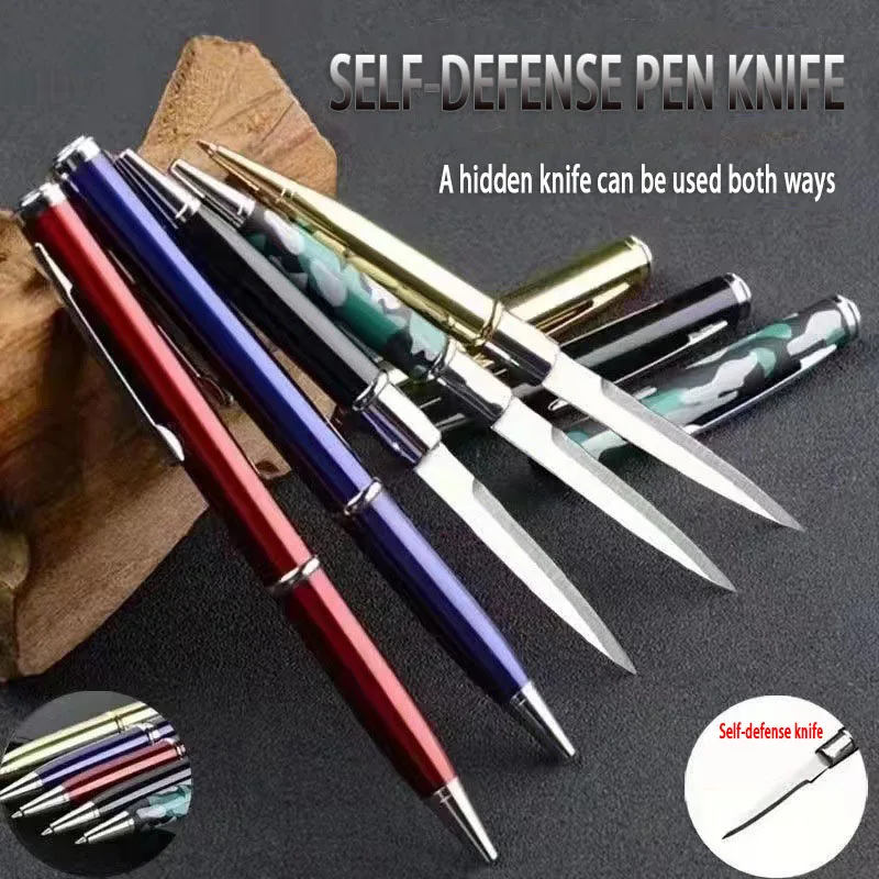Креативный металлический нож шариковая ручка многофункциональный нож для открывания писем тактический нож для самообороны ручка канцелярские принадлежности подарок