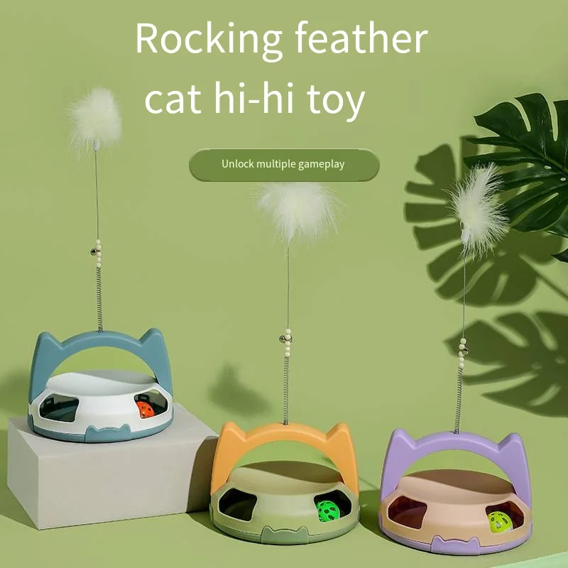 Новая игрушка для кошек, устойчивая к укусам, палочка-вертушка для кошек, высокая и веселая палочка-вертушка для кошек, палочка-вертушка для домашних животных
