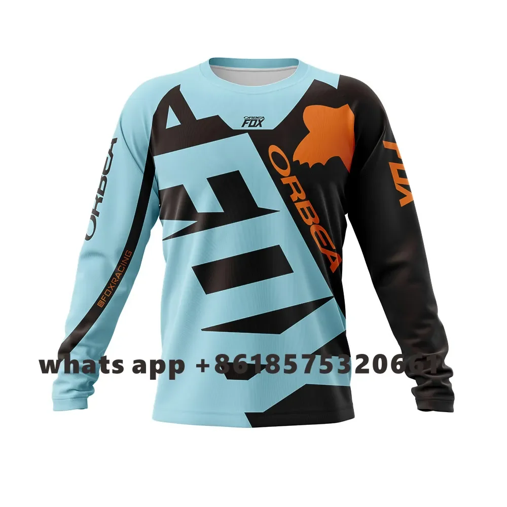 ORBEA FOX Мужская Короткая Майка Enduro Camiseta Mtb Bike Shirt, Футболка Cycling Team Downhill, Футболка Dh Для внедорожного Велосипеда, Майо для Мотокросса