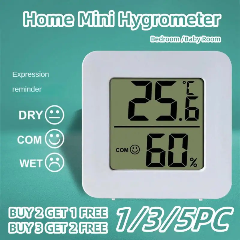 Домашний мини-гигрометр, измеритель влажности воздуха, электронный интеллектуальный термометр, датчик температуры тела в спальне, домашняя детская комната