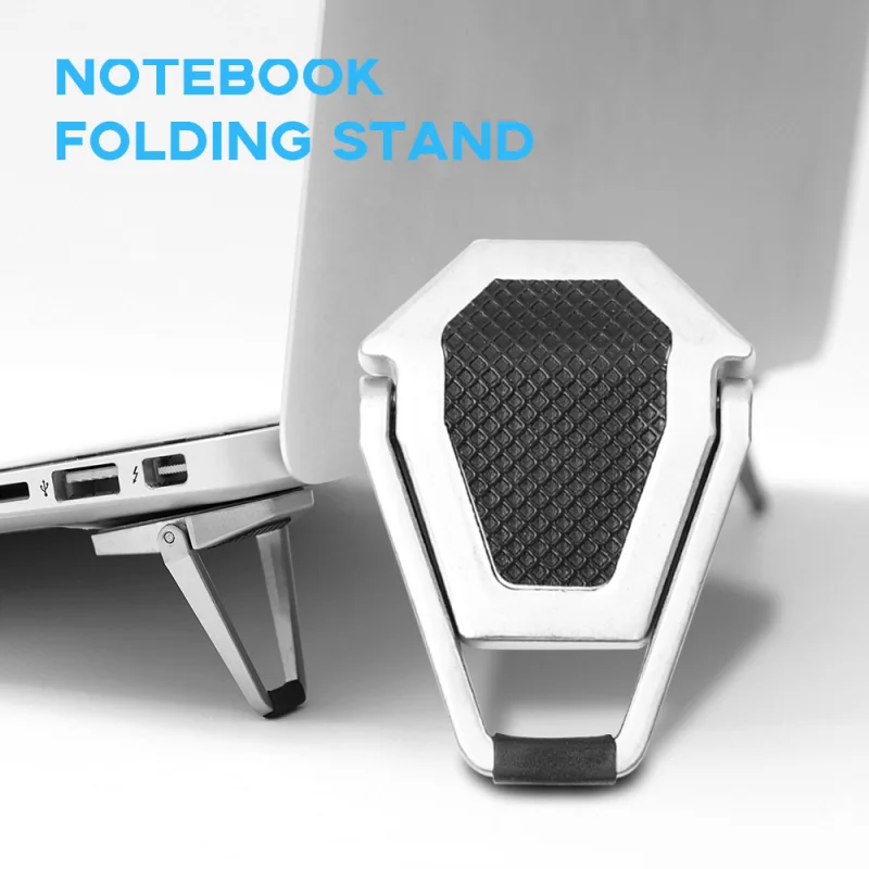 Складная подставка для ноутбука, нескользящий базовый кронштейн, подставка для Macbook Pro Air, ноутбук Lenovo Thinkpad Mini, охлаждающий Складной держатель, ножки