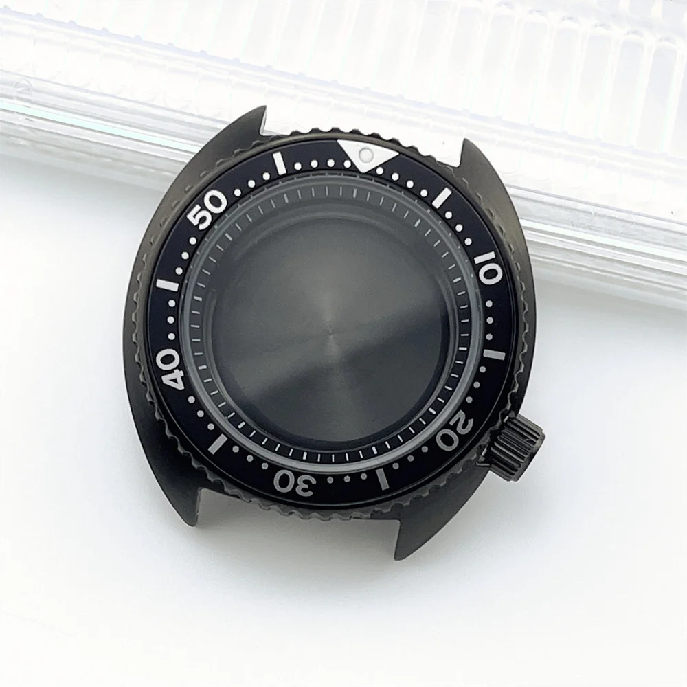 Корпус NH35 45 мм Механические часы Precision NH34 NH36 7S26 Мобильный стеклянный циферблат Abalone, указатель, светящийся корпус из нержавеющей стали 316