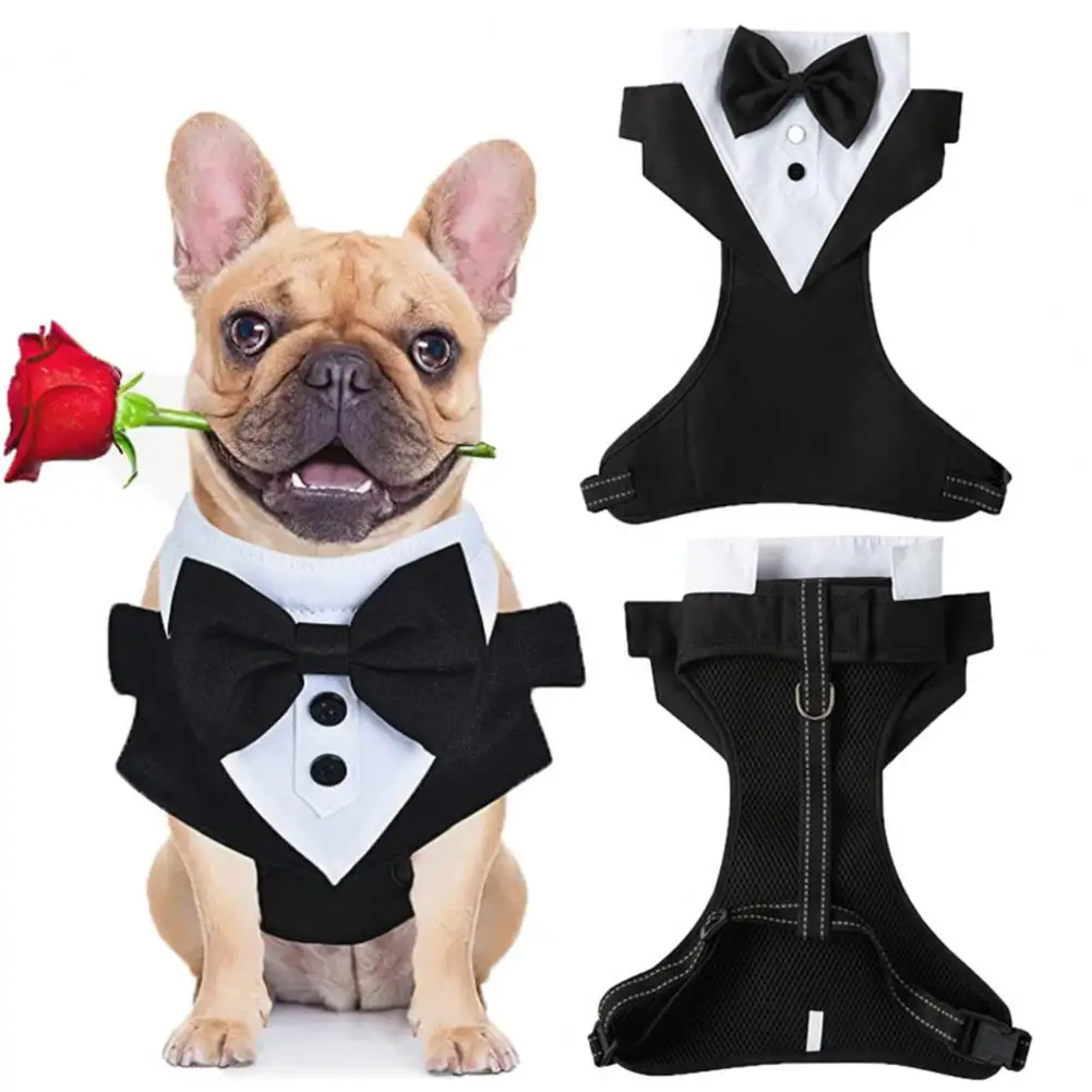 Dog Tuxedo Clothes Off Pet Wedding Suit Dogs Wedding одежда для мелких собак