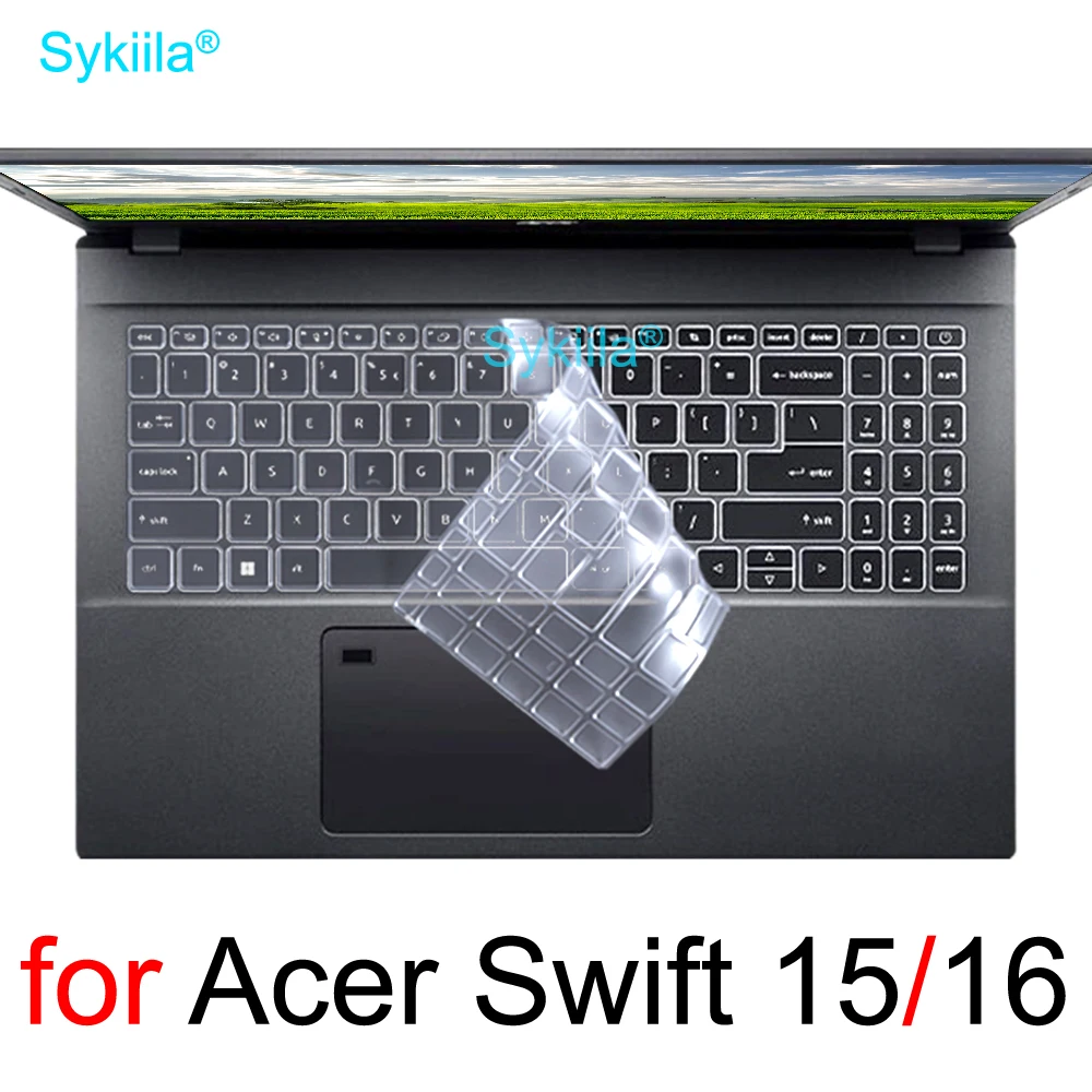 Чехол для клавиатуры Acer Swift 3 Pro 5 X GO Edge SF315 SF316 SF515 SFA16 SFE16 SFG16 SFX16 Силиконовый Защитный Чехол для Кожи 15 16