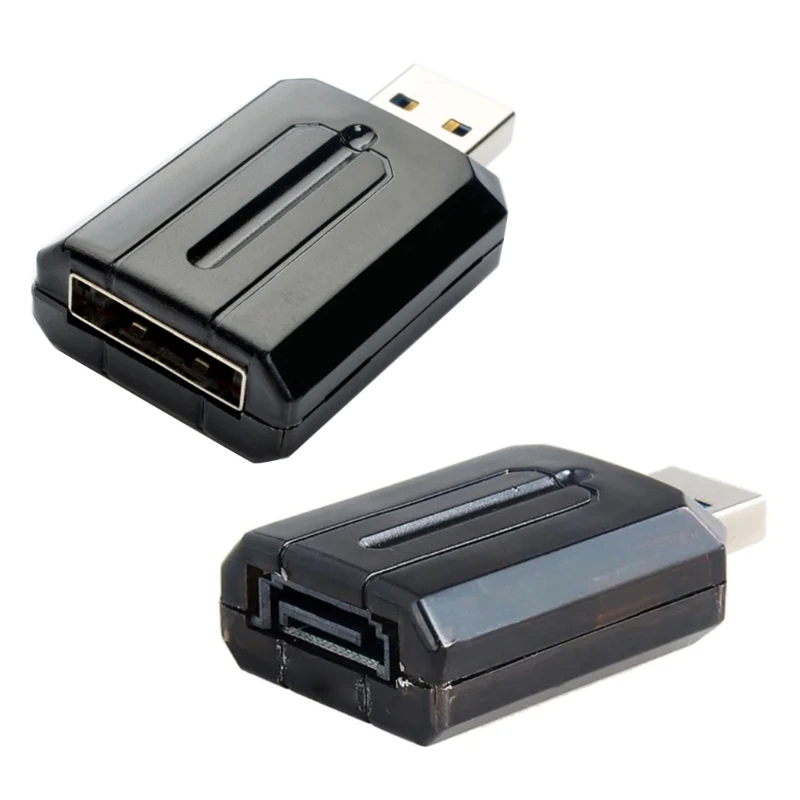 Материал ABS Адаптер USB 3.0 на SATA / конвертер USB 3.0 на eSATA Разъемы с возможностью горячей замены чипсета JM539