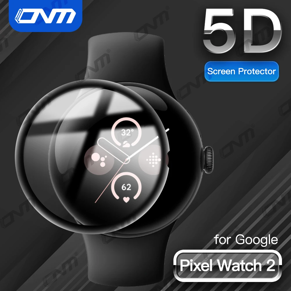 5D Защитная пленка для Google Pixel Watch 2 Screen Protector Пленка против царапин для Pixel Watch 2 Screen Protector (не стекло)