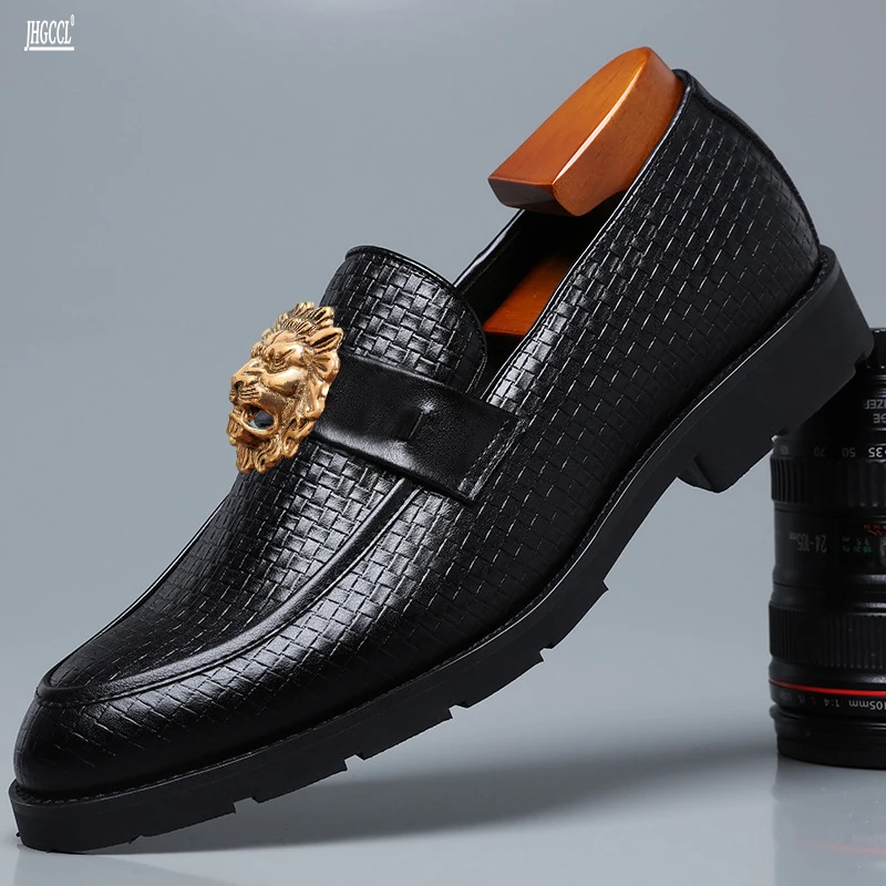 Лоферы с ремешком и пряжкой, шаферские туфли, Оригинальная Дизайнерская обувь для вечеринок, Свадебная Деловая мужская обувь из натуральной кожи A1