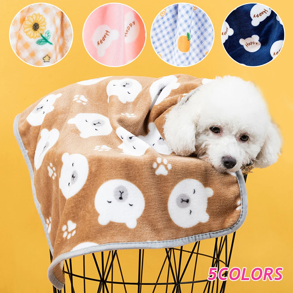 Теплое мягкое одеяло для домашних собак, плюшевое тонкое спальное одеяло для домашних животных для собак, кошек, теплое дышащее покрывало для кошек, товары для домашних животных