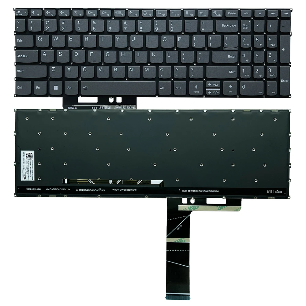 Клавиатура 7-16ARP8 US С подсветкой Для ноутбука Lenovo Yoga 7 16ARP8 16IAH7 16IAP7 16IRL8 7-16IAH7 7-16IAP7 7-16IRL8