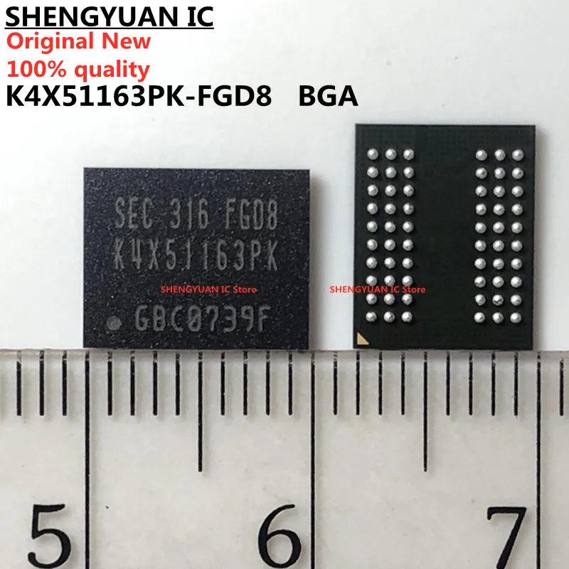 5 шт./лот K4X51163PK-FGD8 K4X51163PK FGD8 BGA чип памяти 100% новый импортный оригинальный 100% качество
