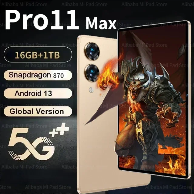 Глобальная версия Планшетов Бренда Pad 11 Max Оригинальный Планшет 5G Wifi Android PC Планшеты 10,1 