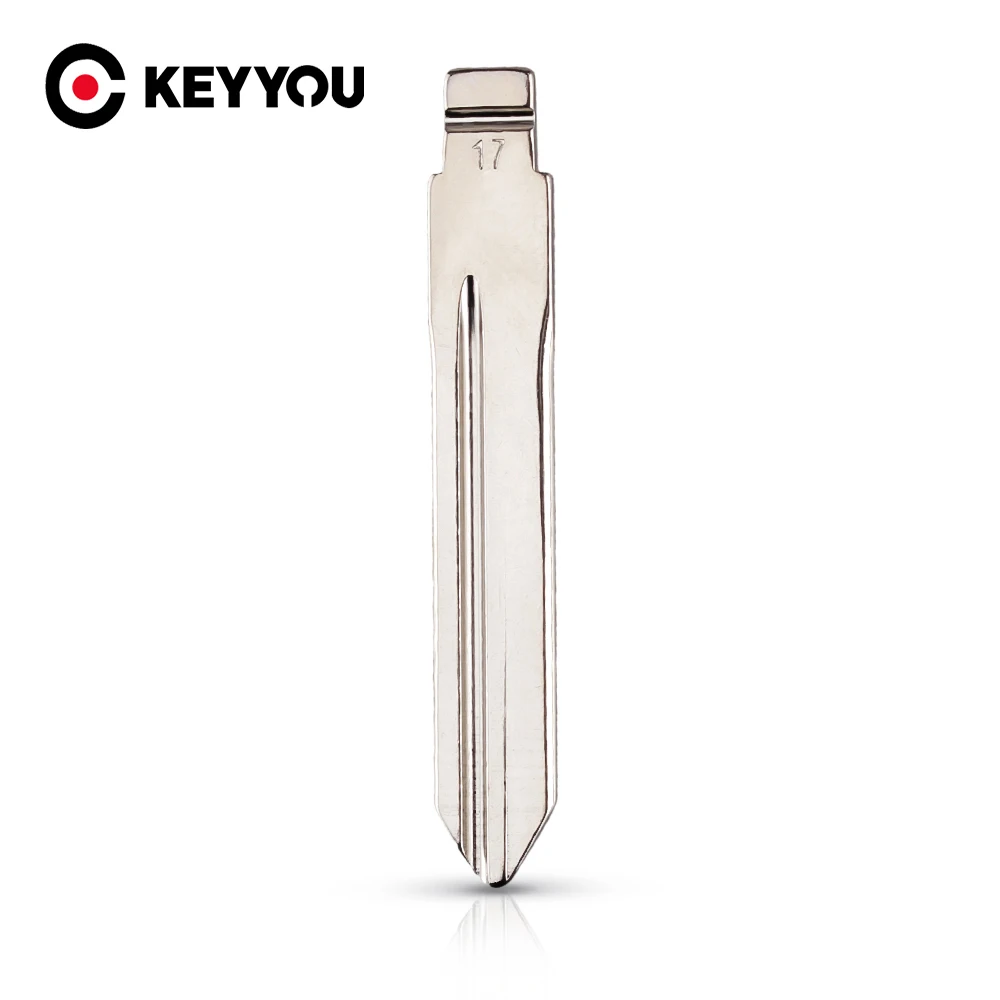 KEYYOU 17 # Замена откидного лезвия дистанционного ключа заготовка для автомобильного ключа Citroen Elysee Picasso Remote Key