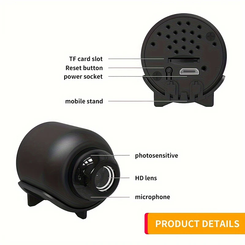 Новый продукт X5 Mini Camera 2.4G Wireless WiFi 1080P HD Видеонаблюдение Домашняя Безопасность Мобильное Обнаружение Радионяня