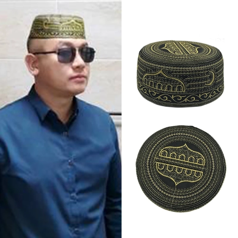 Удобная мужская Молитвенная шляпа для мусульман Намаза, Традиционный исламский Головной Убор