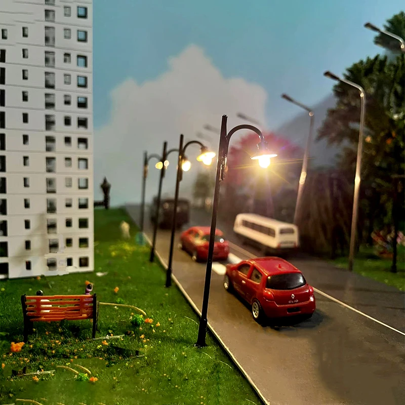 Светодиодный Металлический Светильник 3V LED Для Архитектурных Строительных Комплектов DIY Train Diorama Layout