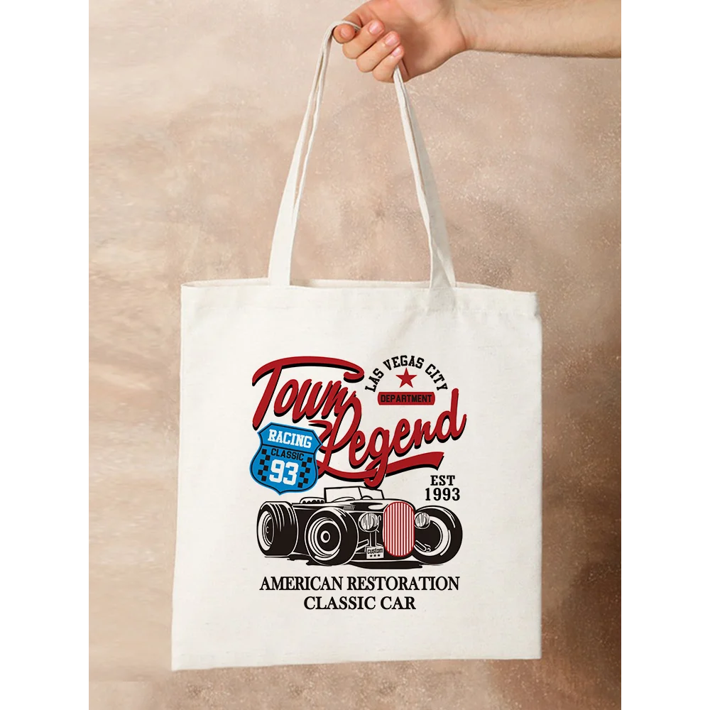 Текст логотипа на заказ женская холщовая сумка тканевые сумки необычный рождественский подарок