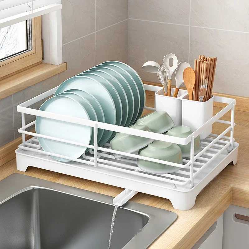 Кухонная дренажная стойка, полка для хранения посуды, корзина для посуды, ящик для хранения домашней утвари, мисок и палочек для еды
