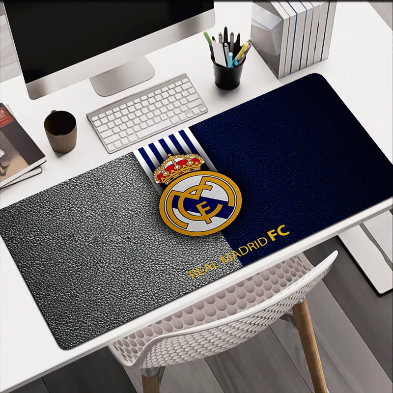 XXL Коврик для мыши Hala-Real-Madrids Аксессуары для ноутбуков Игровой шкаф Клавиатура Коврик Игровой Коврик для мыши ПК 900x400 Настольный Коврик для мыши Ковер