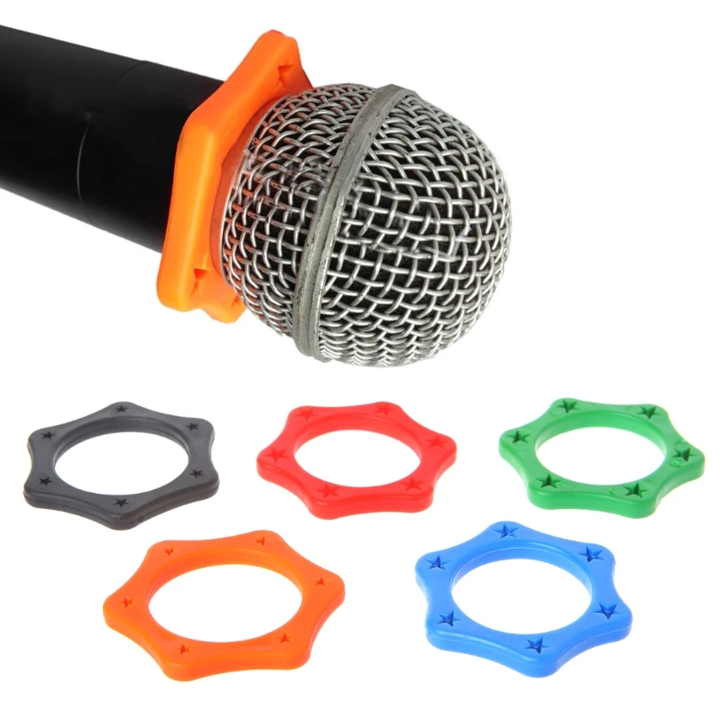 ioio 5 шт. Пластиковое устройство для карманных микрофонов Кольцо для микрофона с внутренним диаметром 40 мм