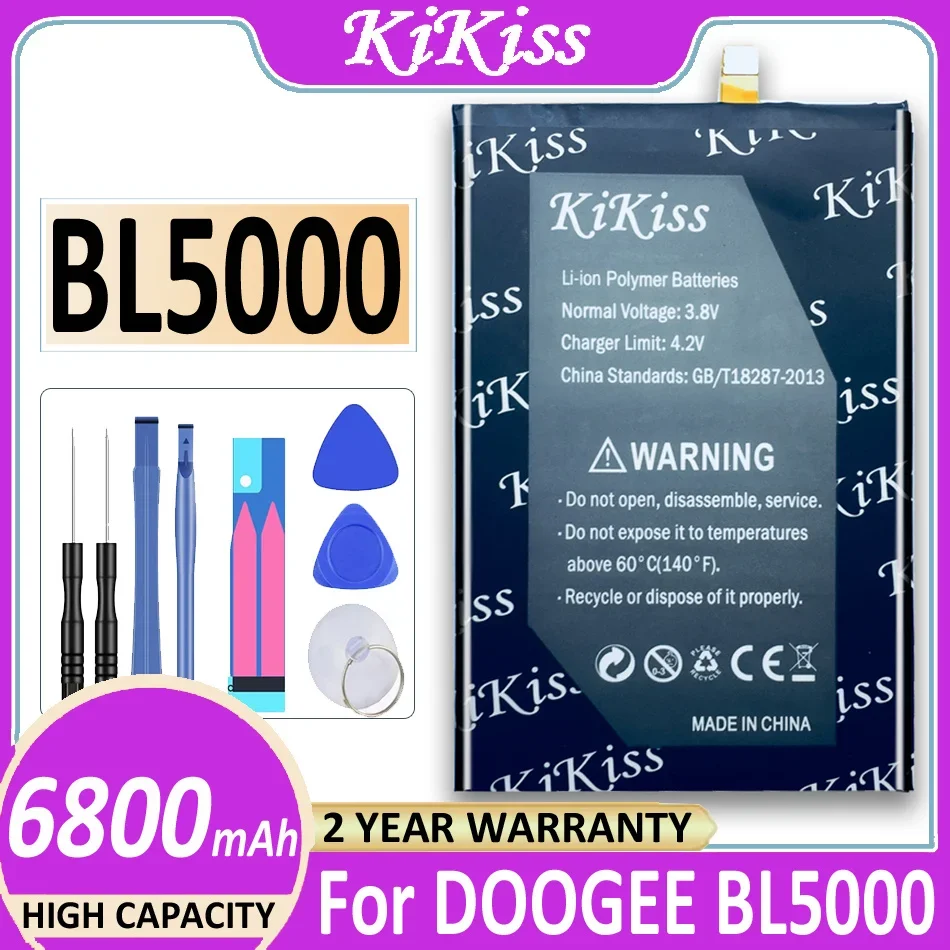 Аккумулятор BL 5000 6800 мАч для мобильного телефона DOOGEE BL5000 + номер для отслеживания