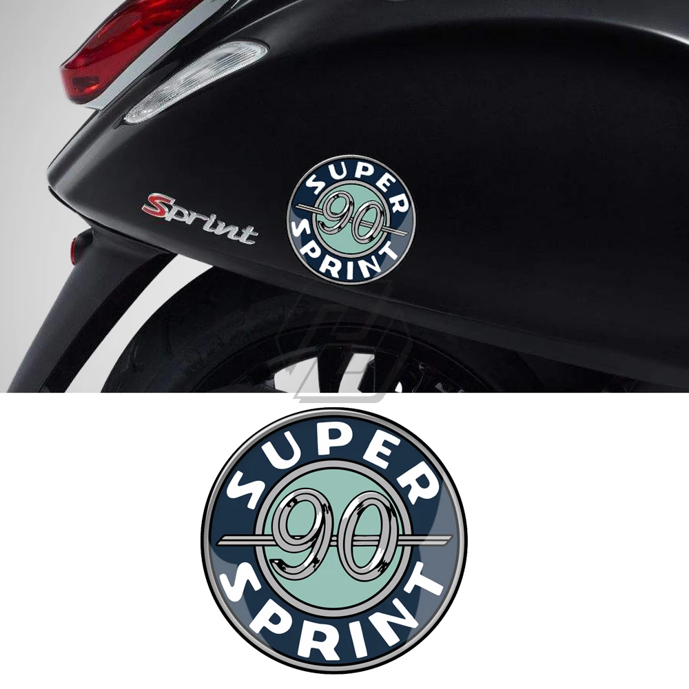 Для Vespa Super Sprint 50/150 90 Наклейки на скутер из 3D-смолы