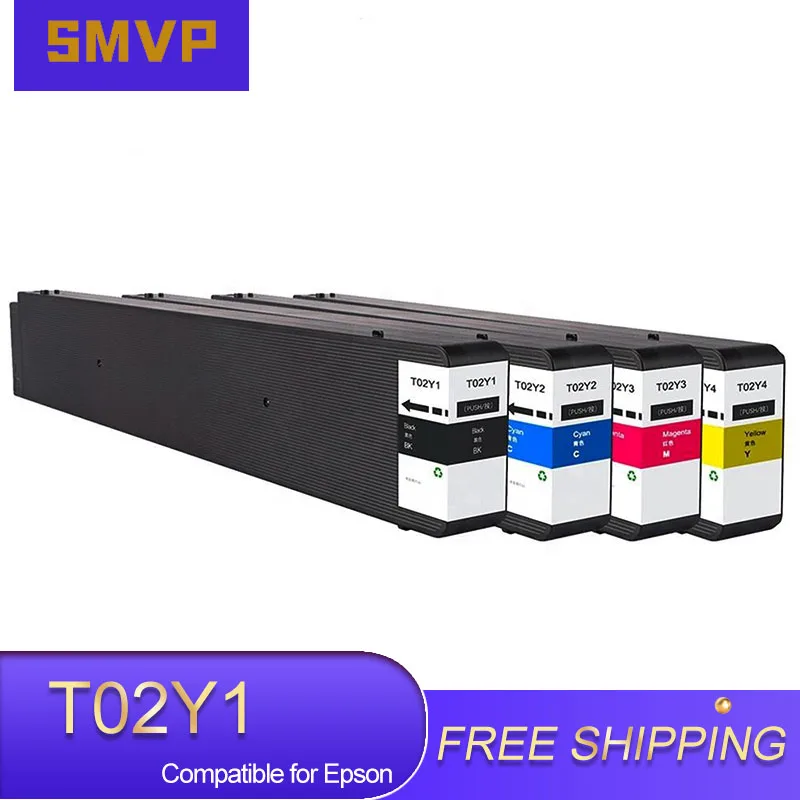 T02Y1 T02Y2 T02Y3 T02Y4 Цветной Совместимый Струйный Картридж Премиум-класса для принтера Epson WorkForce Enterprise WF-C21000
