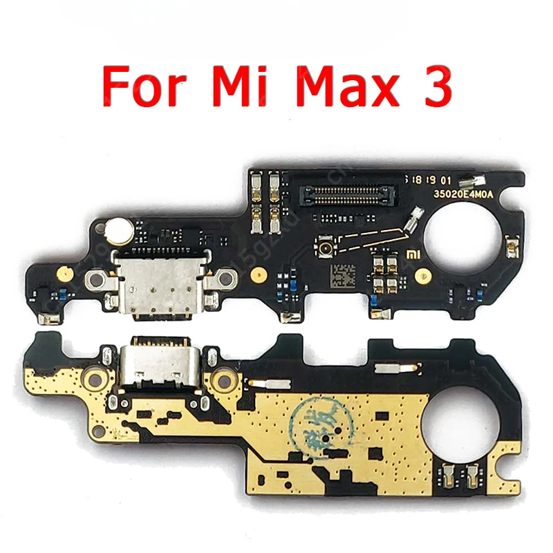 Плата зарядки USB для Xiaomi Mi Max 3, порт зарядки Max3, док-станция для печатной платы, Гибкий кабель, Запасные части для замены
