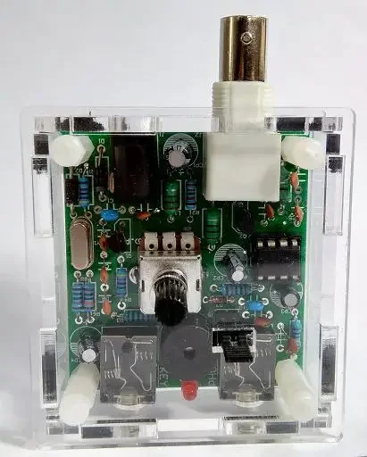 DIY kit DC 9-13,8 В S-PIXIE CW QRP Коротковолновый Радиоприемник 7,023 МГц + Акриловый Чехол для Радиолюбителей Аудио