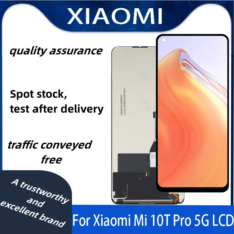 6,67 дюймовый Качественный Экран AAA Для Xiaomi Mi 10T Pro 5G ЖК-дисплей С Сенсорным экраном Заменяет ЖК-дисплей Для Xiaomi Mi 10T 10T Pro Display