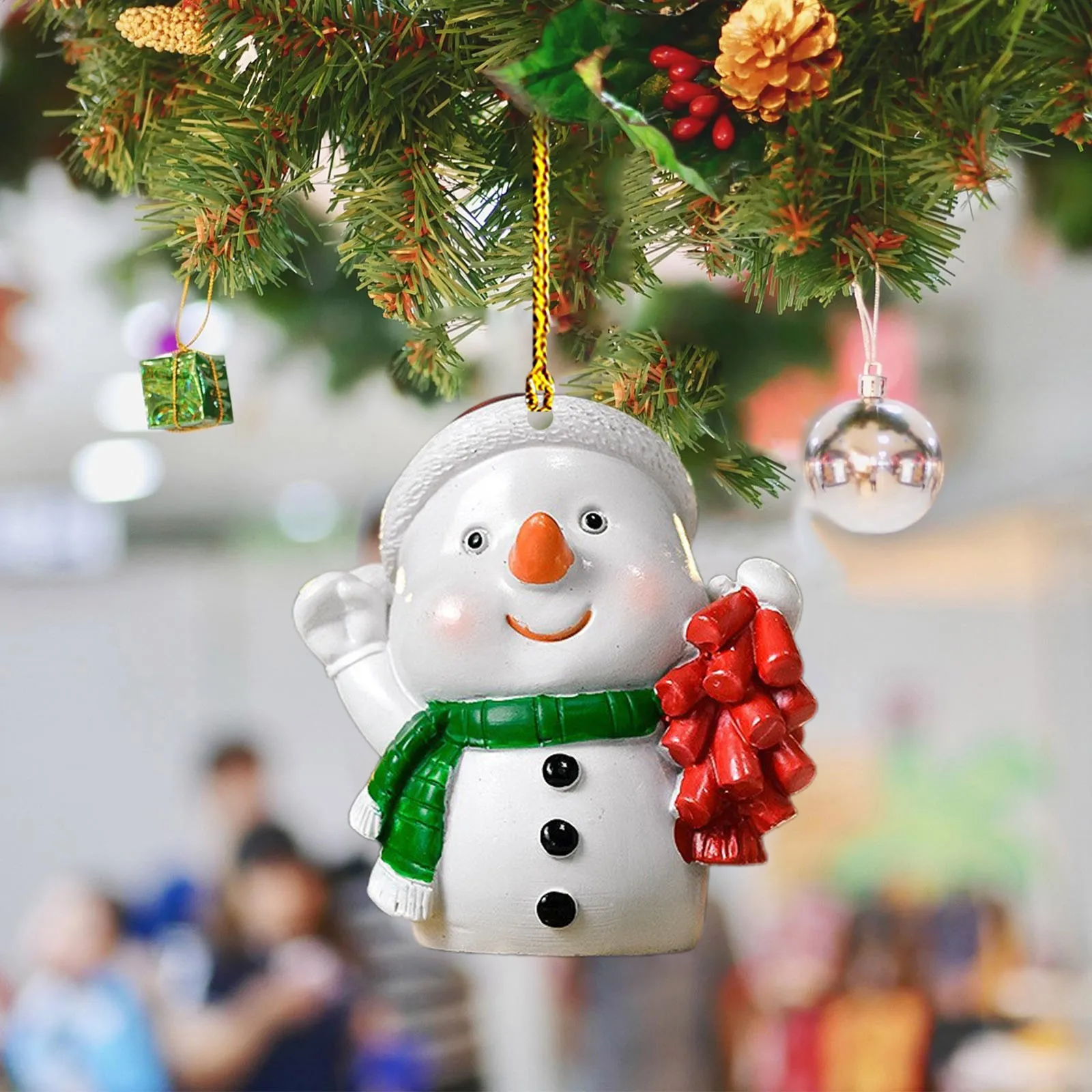 Рождественский милый кулон в виде снеговика с подвеской на шнурке, Рождественское украшение для дома 2023, Счастливого Рождества, Натал Ноэль