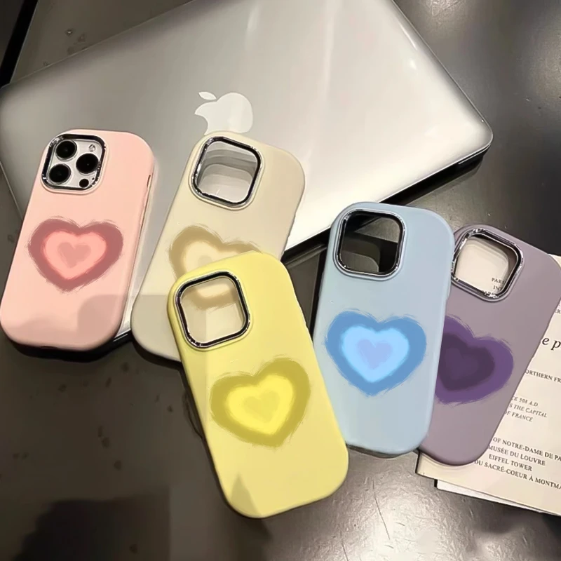 Чехол Love Heart Для iPhone 15 Из Мягкого Силикона 13 12 11 Pro Max X XS XR 7 8 Plus Персонализированный Противоударный Чехол Для iPhone 14