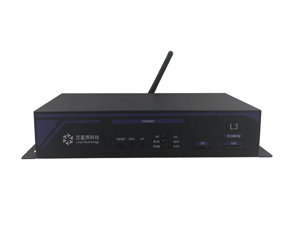 LINSN Player Box L3 Sync/Asynchron Player Led Система управления видео по методу WiFi/LAN/USB Полноцветный светодиодный дисплей отправителя