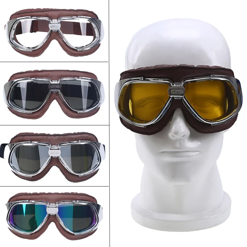 Очки для катания на лыжах / сноуборде / коньках POSSBAY, очки для кафе-рейсеров, винтажные мотоциклетные очки для мотокросса, шлемы, очки, очки Googles