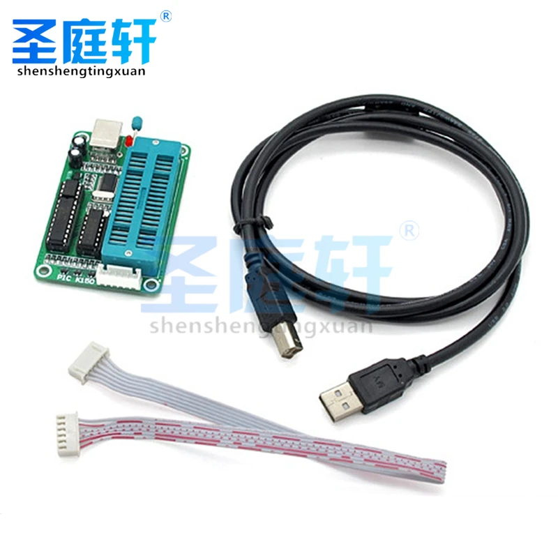 Микроконтроллер PIC, USB, автоматический программатор K150 + кабель ICSP, 1 комплект