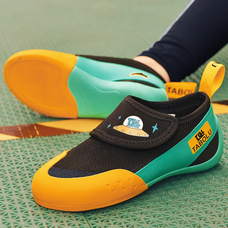 Качественная профессиональная обувь для тренировок по скалолазанию и боулдерингу для детей с защитным носком, нескользящие детские кроссовки для скалолазания в боулдеринге