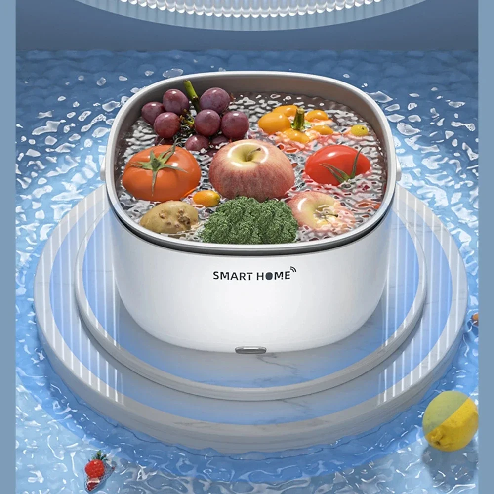 Ультразвуковые Электрические Мойки Для Овощей с Ручкой Корзина Для Мытья Овощей Бытовые Кухонные Приспособления для Посуды Бутылки
