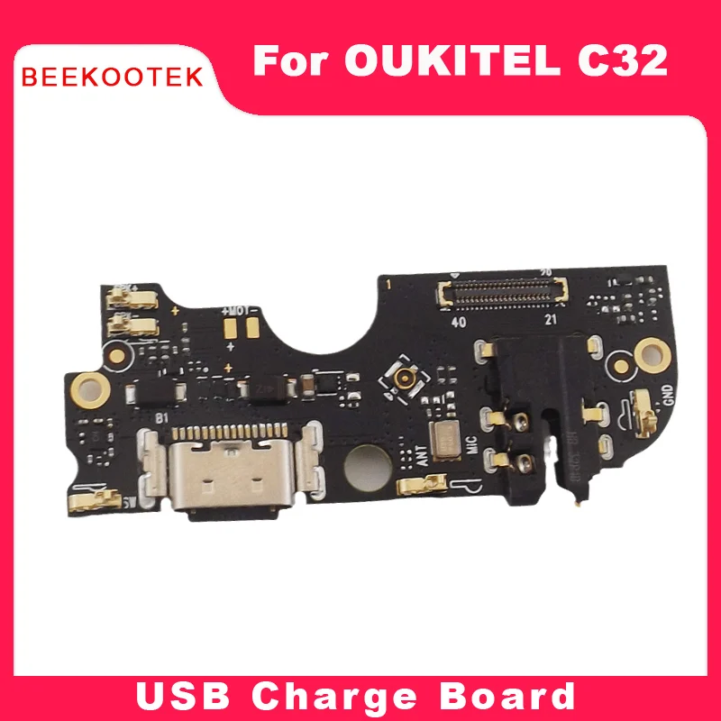 Новая оригинальная ДОК-станция для платы USB OUKITEL C32, порт зарядки, разъем для наушников с микрофоном для смартфона OUKITEL C32.