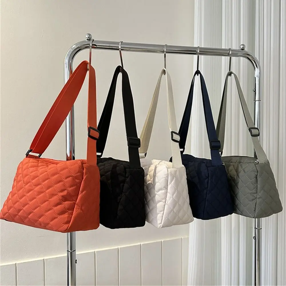 Хлопковые сумки через плечо большой емкости, повседневные однотонные сумки для покупок, сумка-мессенджер для женщин и девочек